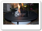 Pelmondo Fire Barrel - Feuertisch mit Glasaufsatz